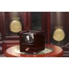 Скринька Salvadore для підзавода 2 годинників 1051/GB/F5 18х18х19 см Коричнево-чорний