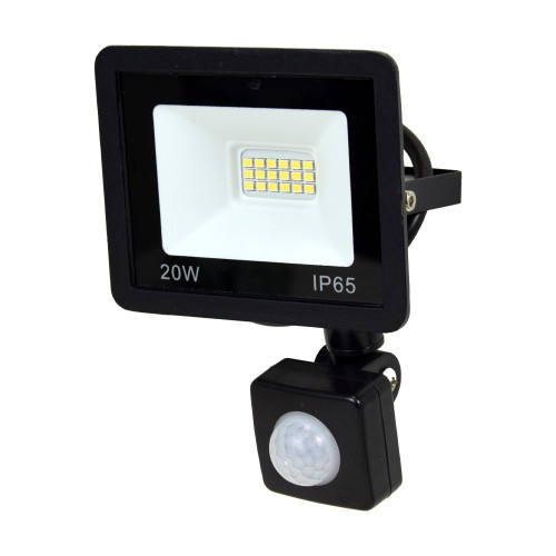 Прожектор з датчиком руху Lightwell LW-FL-B-20-S 20 W 301047 Прожектор з датчиком руху Lightwell LW-FL-B-20-S 20 W 301047