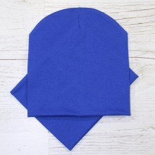 Дитяча шапка з хомутом КАНТА розмір 48-52 Синій (OC-249)
