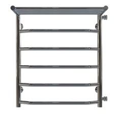 Рушникосушарка водяна Трапеція з полицею П6 500х600 Deffi Хром (C.TP.60.50.6.C.C)