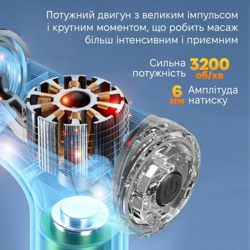 Масажер перкусійний Inspire HB-020 Білий Масажер перкусійний Inspire HB-020 Білий