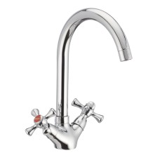 Змішувач для кухні Haiba Smes 275 Хром HB0379