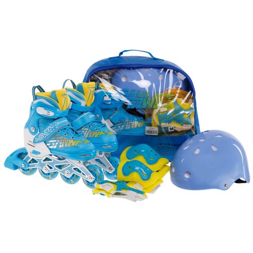 Набір роликові ковзани Banwei SK-168 розмір 31-34 + комплект захисту