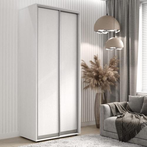 Шафа-купе ViAnt Light 120х60х240 см Білий (9721) Шафа-купе ViAnt Light 120х60х240 см Білий (9721)