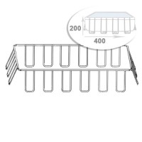 Набір: Каркас для каркасного басейну Intex 13465-01. Розмір 400 х 200 х 122 см