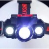Ліхтар налобний акумуляторний Bailong BL COB XPE KX-1805 usb charge