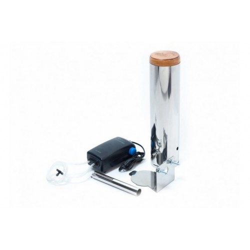 Димогенератор для копчення Smoke House 2.0 Сріблястий Димогенератор для копчення Smoke House 2.0 Сріблястий