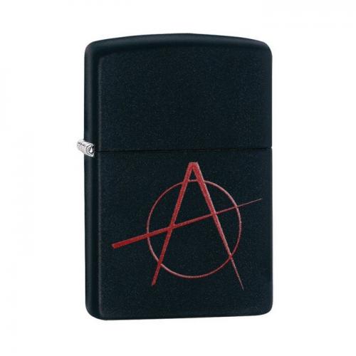 Запальничка ZIPPO 218 BLACK MATTE ANARCHY (20842) Запальничка ZIPPO 218 BLACK MATTE ANARCHY (20842)