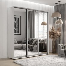 Шафа-купе тридверна ViAnt 5-5 230x60x240 Білий (8915)