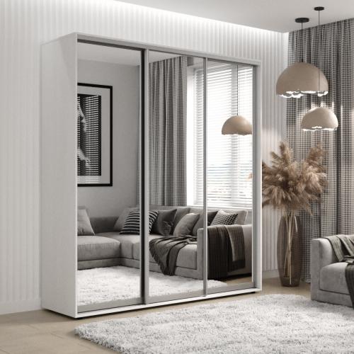 Шафа-купе тридверна ViAnt 5-5 230x60x240 Білий (8915)