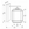 Бра Candellux Jonera 23x24 см Чорний (21-10186)