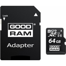 Карта пам'яті microSDXC 64GB UHS-I class 10 + adapter