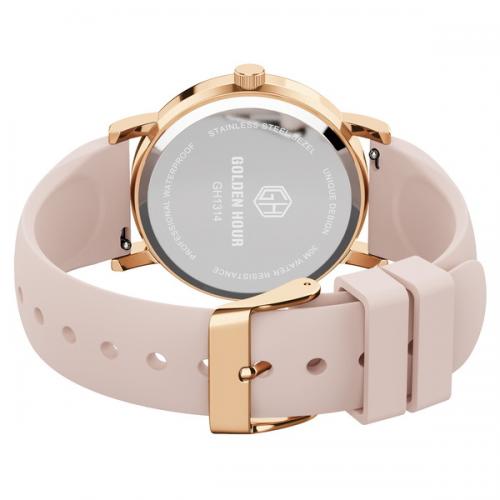 Наручний годинник жіночий GOLDENHOUR Trend Pink Золотий (3066) Наручний годинник жіночий GOLDENHOUR Trend Pink Золотий (3066)