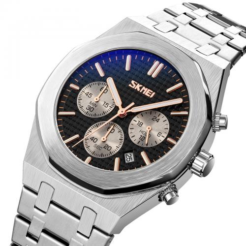 Годинник наручний Skmei 9296 Silver 9296SIBK (17175-hbr) Годинник наручний Skmei 9296 Silver 9296SIBK (17175-hbr)