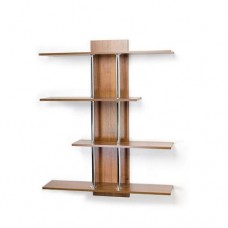 Полиця навісна Тиса Мебель П-4 Горіх Лісовий 1255x240x1000 мм