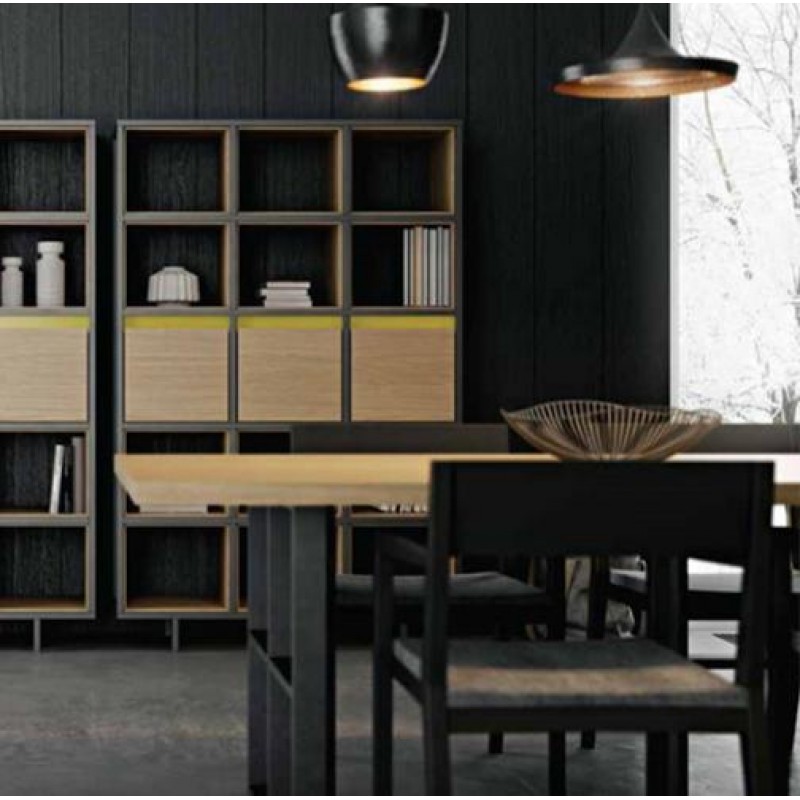 Обідній стіл у стилі Loft NS-1116 780x2000x850 мм Черный