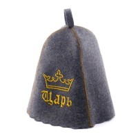 Банна шапка Luxyart Цар Сірий (LA-245)