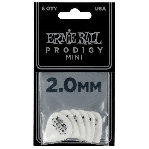 Медіатори Ernie Ball 9203 Prodigy Mini Player 2.0 mm (6 шт.) Медіатори Ernie Ball 9203 Prodigy Mini Player 2.0 mm (6 шт.)