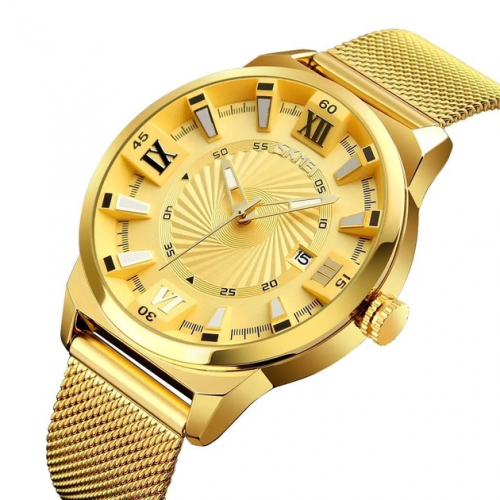 Годинник чоловічий наручний Skmei 9166 Gold Годинник чоловічий наручний Skmei 9166 Gold
