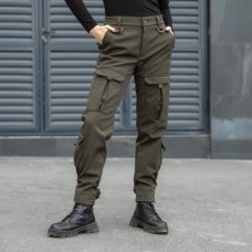 Брюки-карго жіночі Pobedov Hardy 346078 XL Хакі (00000005774)