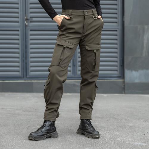 Брюки-карго жіночі Pobedov Hardy 346078 XL Хакі (00000005774) Брюки-карго жіночі Pobedov Hardy 346078 XL Хакі (00000005774)