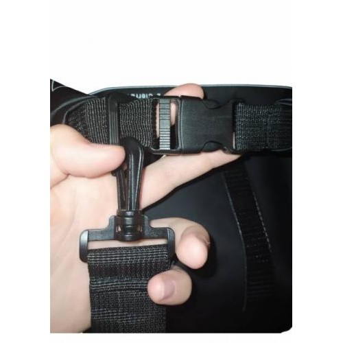 Водонепроникна сумка рюкзак гермомішок з шлейкою на плече Ocean Pack 30 л Black (5535821530)