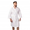 Вафельний халат Luxyart Кімоно М Білий (LS-0391) в інтернет супермаркеті PbayMarket!