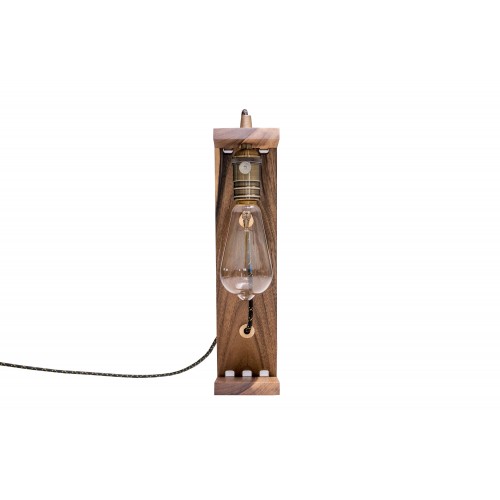 Декоративний ретро LED світильник Loft Design Edison ecoWalnut