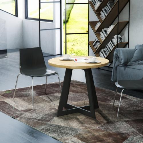 Стіл обідній GoodsMetall у стилі Лофт 750х700  Стіл обідній GoodsMetall у стилі Лофт 750х700