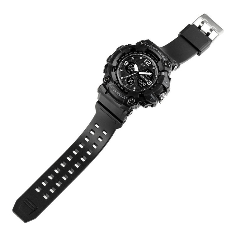 Чоловічий спортивний наручний годинник Skmei 1742 Hamlet Чорний