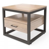 Приліжковий столик у стилі Loft NS-1490 480x500x500 мм Черный Приліжковий столик у стилі Loft NS-1490 480x500x500 мм Черный