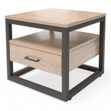 Приліжковий столик у стилі Loft NS-1490 480x500x500 мм Черный