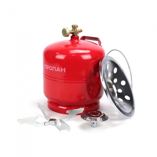 Туристичний комплект No Brand A002 3 кг 8 л Червоний (1886372564) Туристичний комплект No Brand A002 3 кг 8 л Червоний (1886372564)