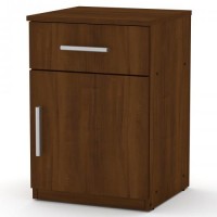 Тумбочка нічна Компаніт ПКТ 3 42х38х60 см Горіх екко Тумбочка нічна Компаніт ПКТ 3 42х38х60 см Горіх екко