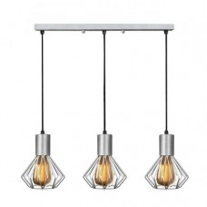 Світильник лофт MSK Electric Diadem підвісний на планці хром NL 2215-3 CR