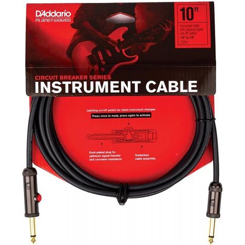 Кабель інструментальний D'Addario PW-AGL-10 Circuit Breaker Instrument Cable 3.0m (10ft) Кабель інструментальний D'Addario PW-AGL-10 Circuit Breaker Instrument Cable 3.0m (10ft)