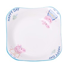 Дитяча тарілка YIWU Happy day 350 мл Блакитний (HP-15-16)