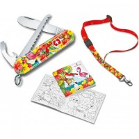 Набір подарунковий дитячий Victorinox My First Children Set Animal Edition Parrot ніж 84 мм/9 функцій (0.2373.E3) Набір подарунковий дитячий Victorinox My First Children Set Animal Edition Parrot ніж 84 мм/9 функцій (0.2373.E3)