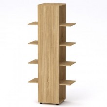 Шафа офісна Компаніт МГ-8 тумба-3 Компаніт Дуб сонома (80х40х181 см)