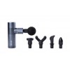 Перкусійний масажер LivePro MINI MASSAGE GUN сірий 13.7x9x4.6см LP8513