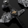 Чоловічий наручний годинник BESTA Skeleton UA Чорний