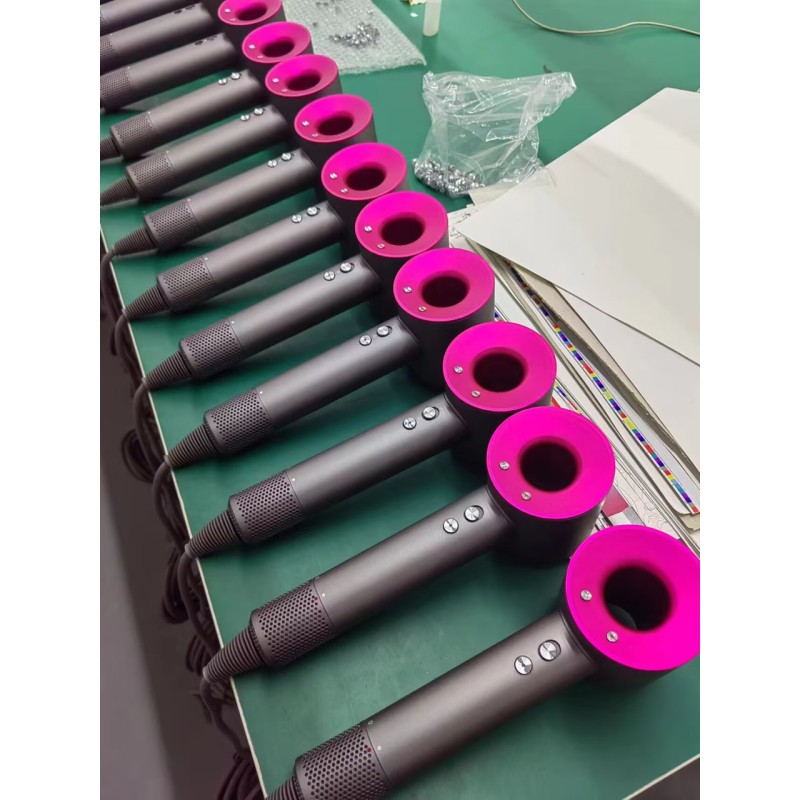 Фен стайлер для волосся Kemei 5 в 1 Supersonic Premium Magic Hair 1600 Вт 5 насадок Рожевий (HD07P)