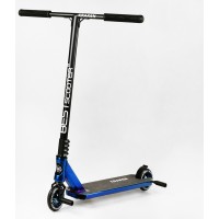Самокат трюковий алюмінієвий диск та дека Best Scooter Kraken HIC-система пеги 100 кг Black and blue (112909)