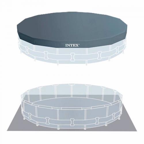 Каркасний басейн Intex 26724 Prism Frame Pool 457 x 107 см Grey в інтернет супермаркеті PbayMarket!