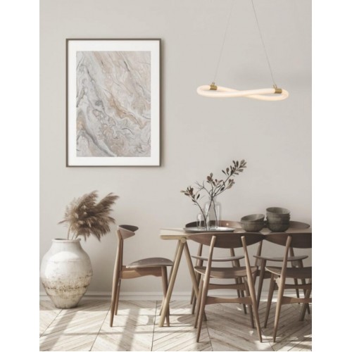 Люстра Nova Luce Cerelia 40x120 см Біло-золотистий (Nova9082094)