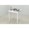 Стіл кухонний Ferrum-decor Дієго 75x70x70 Білий ДСП Біле 16мм (DIE0029)