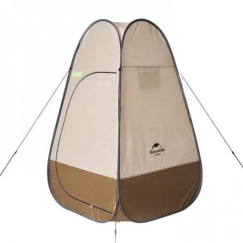 Намет душовий розкладний Naturehike NH17Z002-P 190х115х115 см Коричневий (1047-6927595795934)