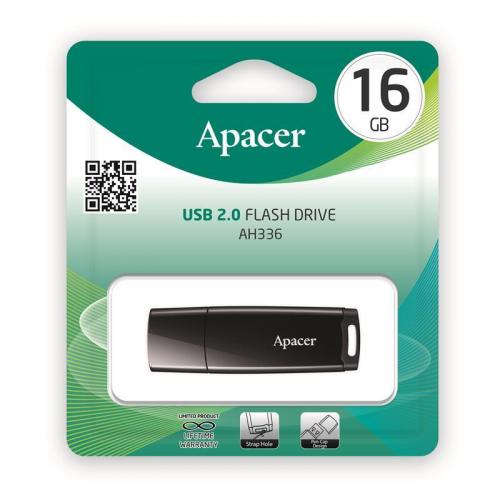 Флеш-накопичувач USB 16GB ApAcer AH336 Black (AP16GAH336B-1) в інтернет супермаркеті PbayMarket!