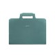 Жіноча шкіряна сумка для ноутбука та документів бірюзова BlankNote