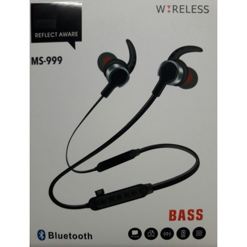 Бездротові стерео навушники Вluetooth UKC MS 999 Чорні (258559)